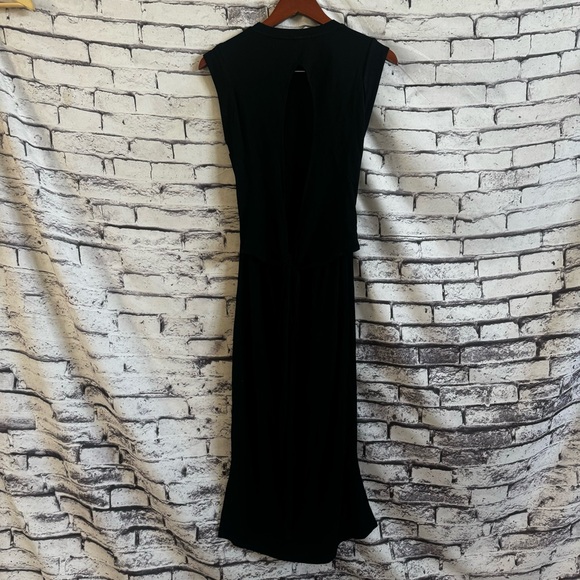 Mod Ref Annie Knit Tie Midi Backless Minimalistic Lagenlook Size Small - Picture 7 of 9